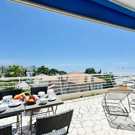 Cosy 3p En Dernier Etage, Terrasse Et Vue - Cosy 3p En Dernier Etage, Terrasse Et Vue Mae-2733 * カンヌ