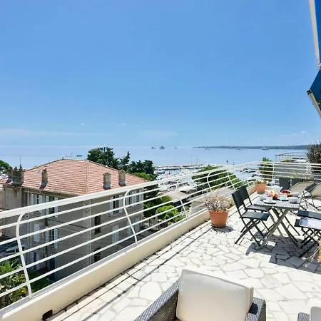 Cosy 3p En Dernier Etage, Terrasse Et Vue - Cosy 3p En Dernier Etage, Terrasse Et Vue Mae-2733 カンヌ