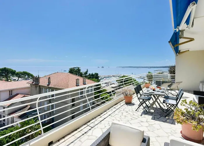 Cosy 3p En Dernier Etage, Terrasse Et Vue - Cosy 3p En Dernier Etage, Terrasse Et Vue Mae-2733 カンヌ